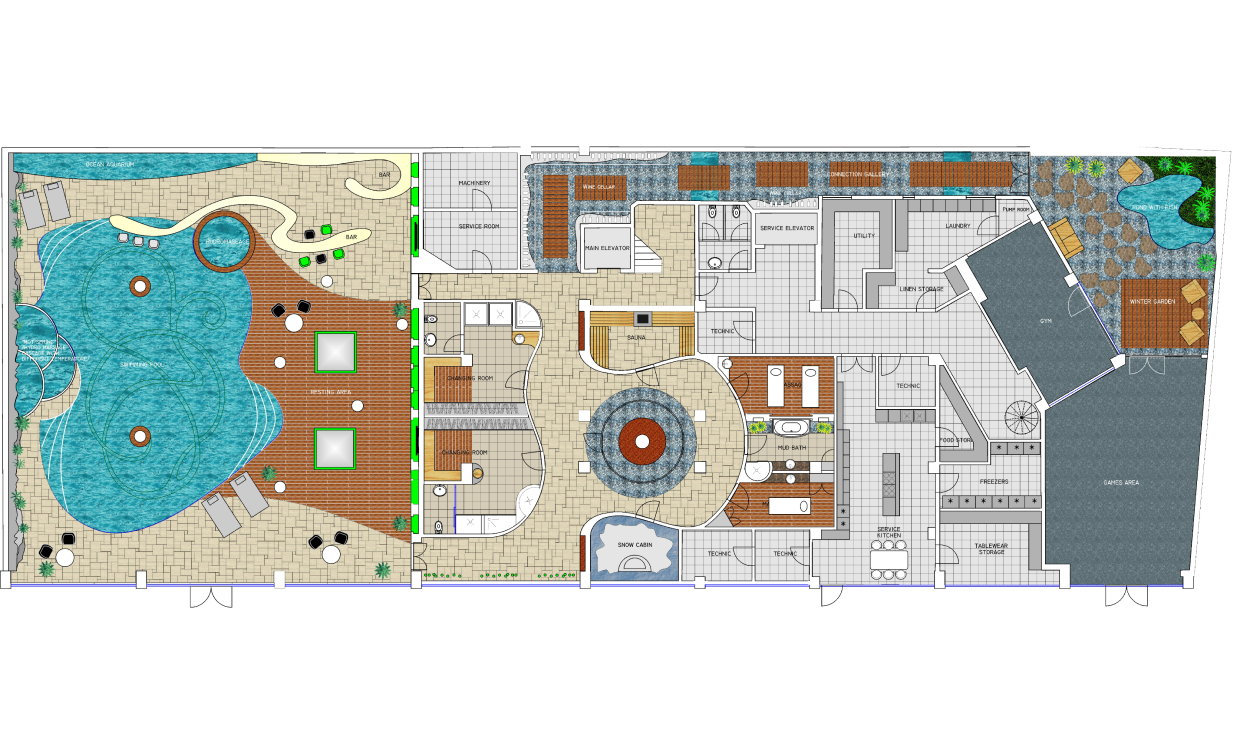 Santa Barbara Residence layout 1