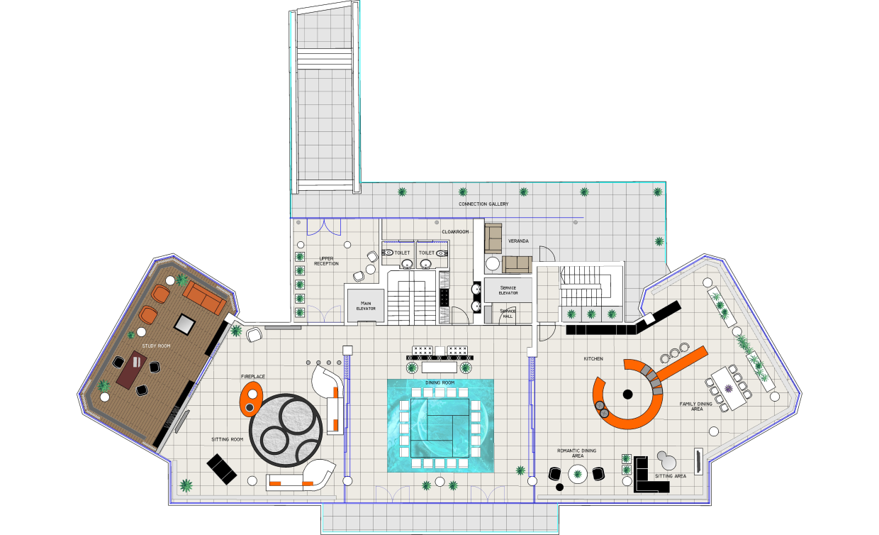 Santa Barbara Residence layout 3
