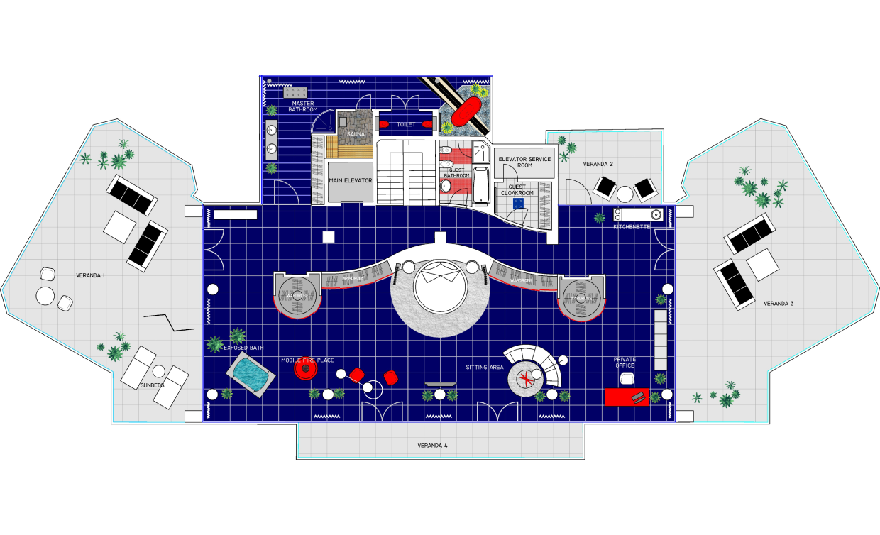 Santa Barbara Residence layout 4
