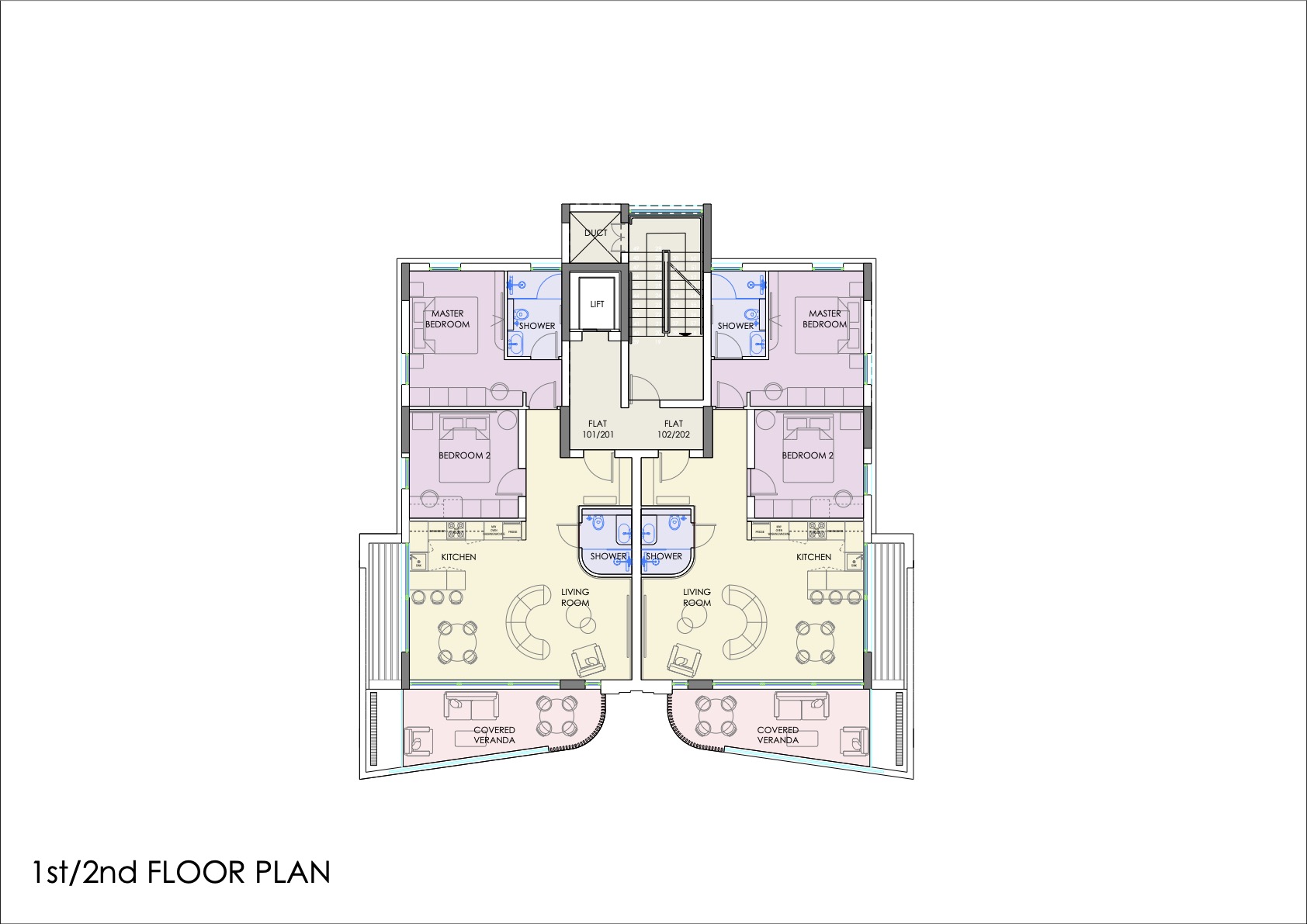 Boutique residence "WINGS" layout 2