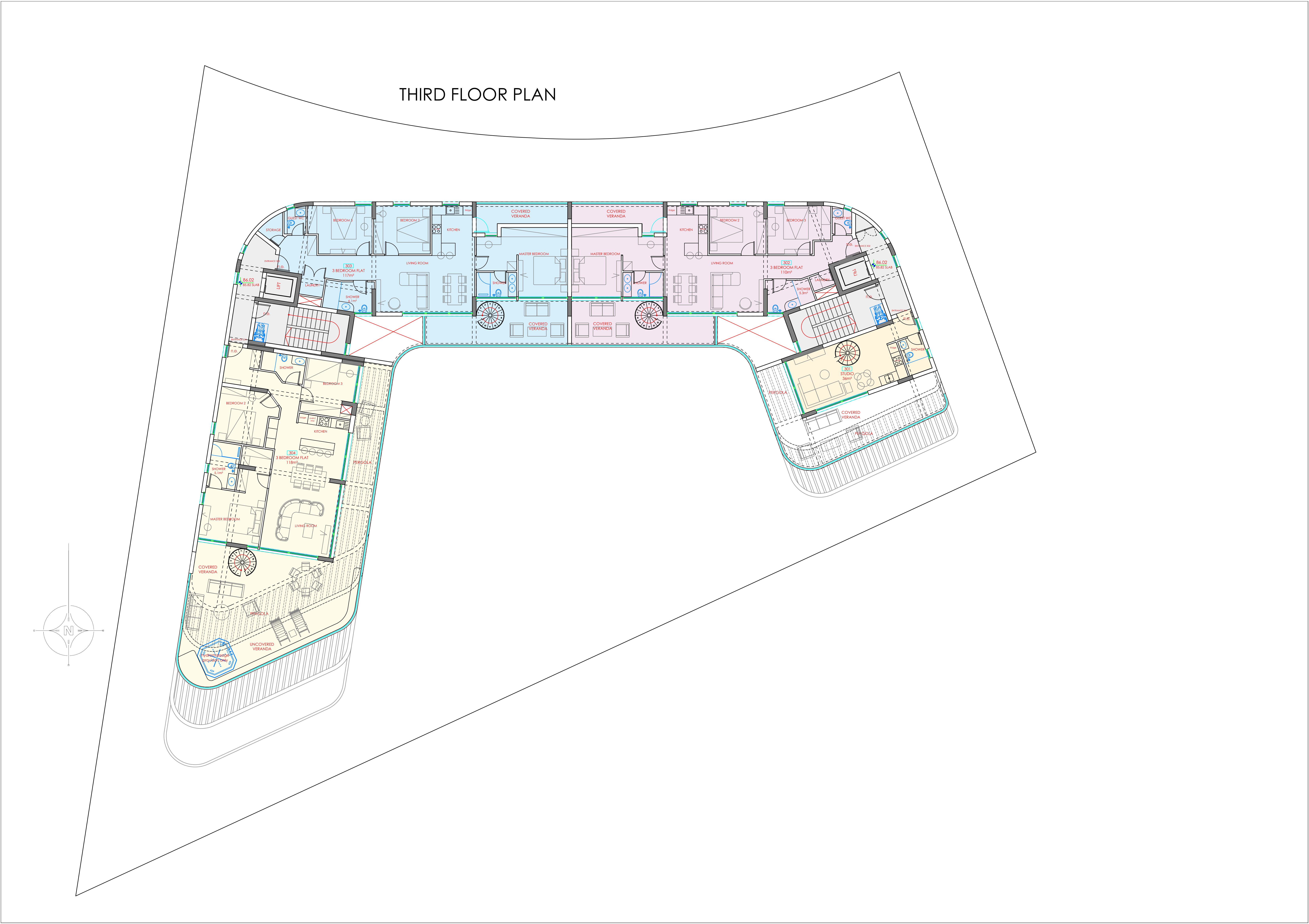 Waves Residence layout 4